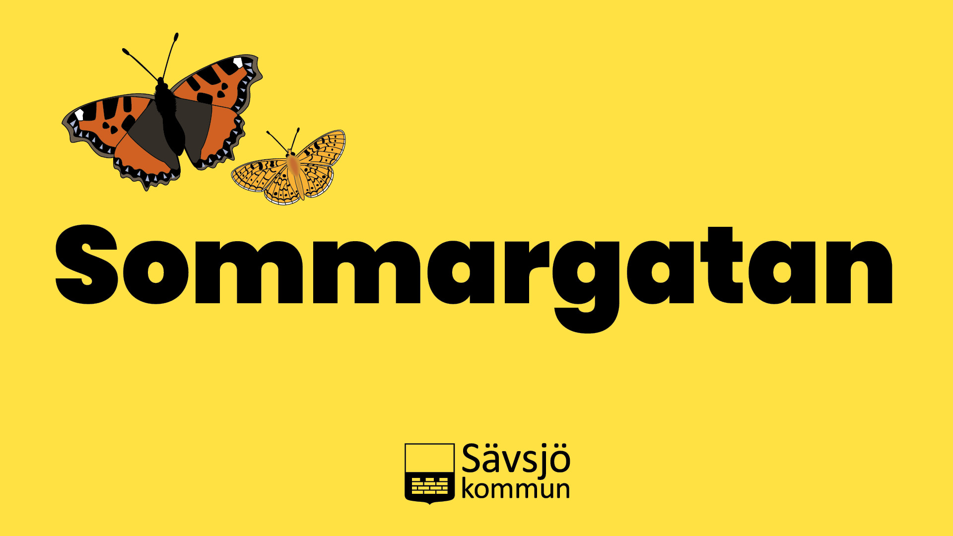 sommargatan dekoration